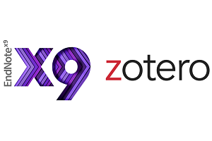 Logos EndNoteX9 et Zotero. EndNoteX9 and Zotero logos. 
